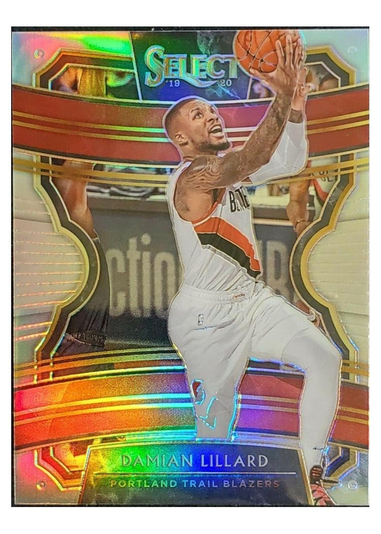 2019-20 Panini Select Base Set Damian Lillard #78 card