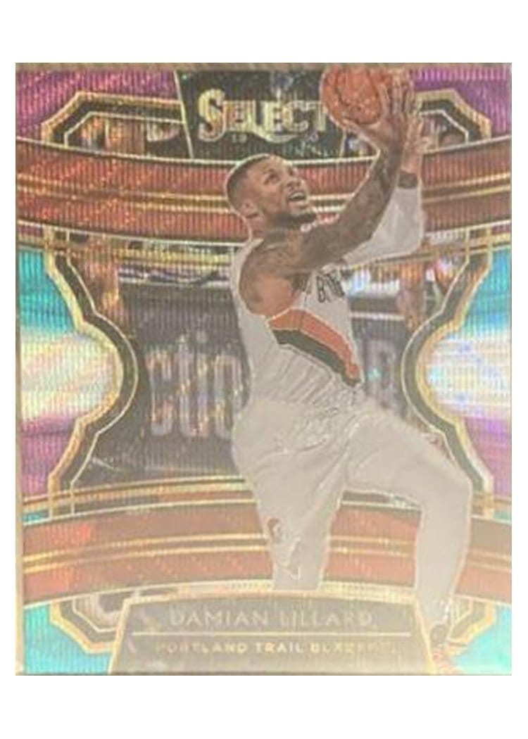 2019-20 Panini Select Base Set Damian Lillard #78 card