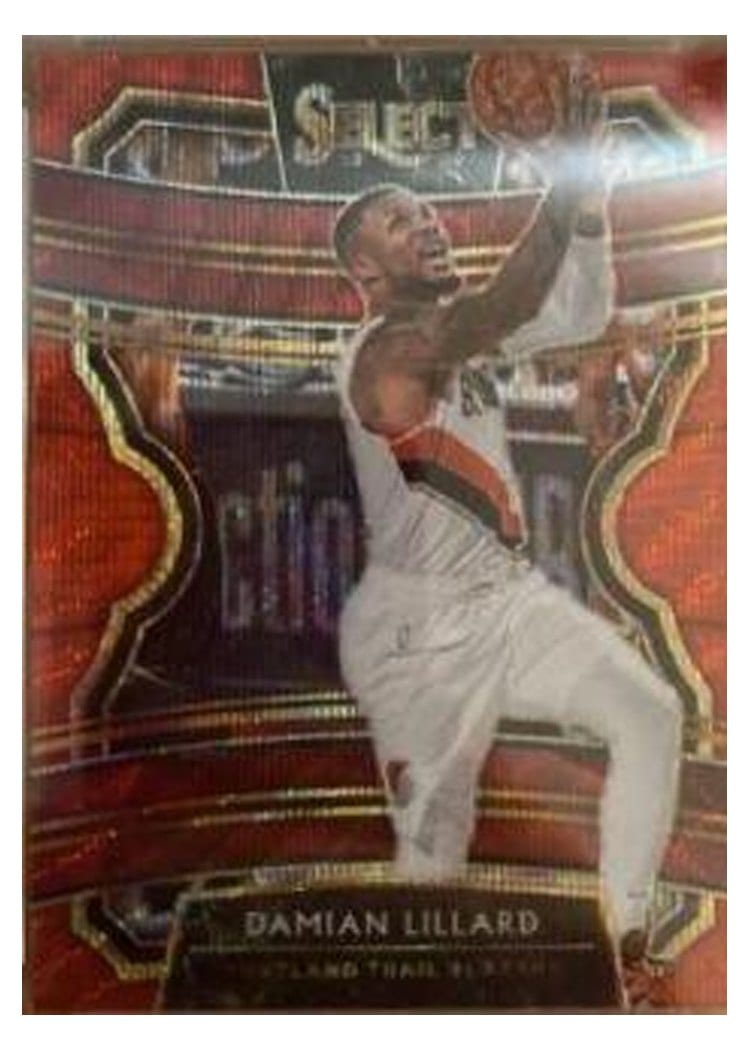 2019-20 Panini Select Base Set Damian Lillard #78 card