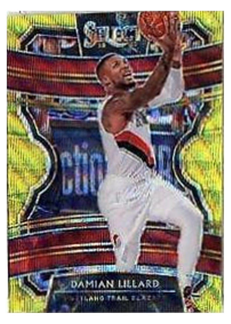 2019-20 Panini Select Base Set Damian Lillard #78 card
