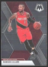 2019 Panini Mosaic Damian Lillard #5 card