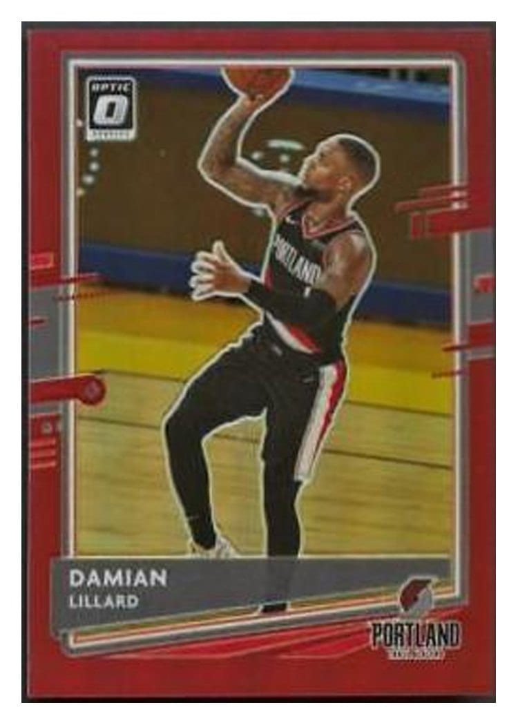 2020-21 Donruss Optic Base Set Damian Lillard #144 card