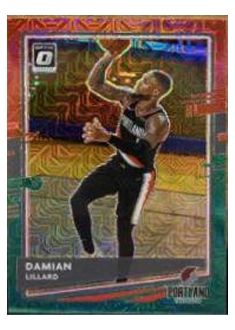 2020-21 Donruss Optic Base Set Damian Lillard #144 card