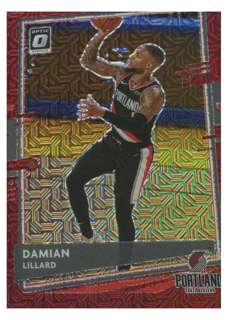 2020-21 Donruss Optic Base Set Damian Lillard #144 card