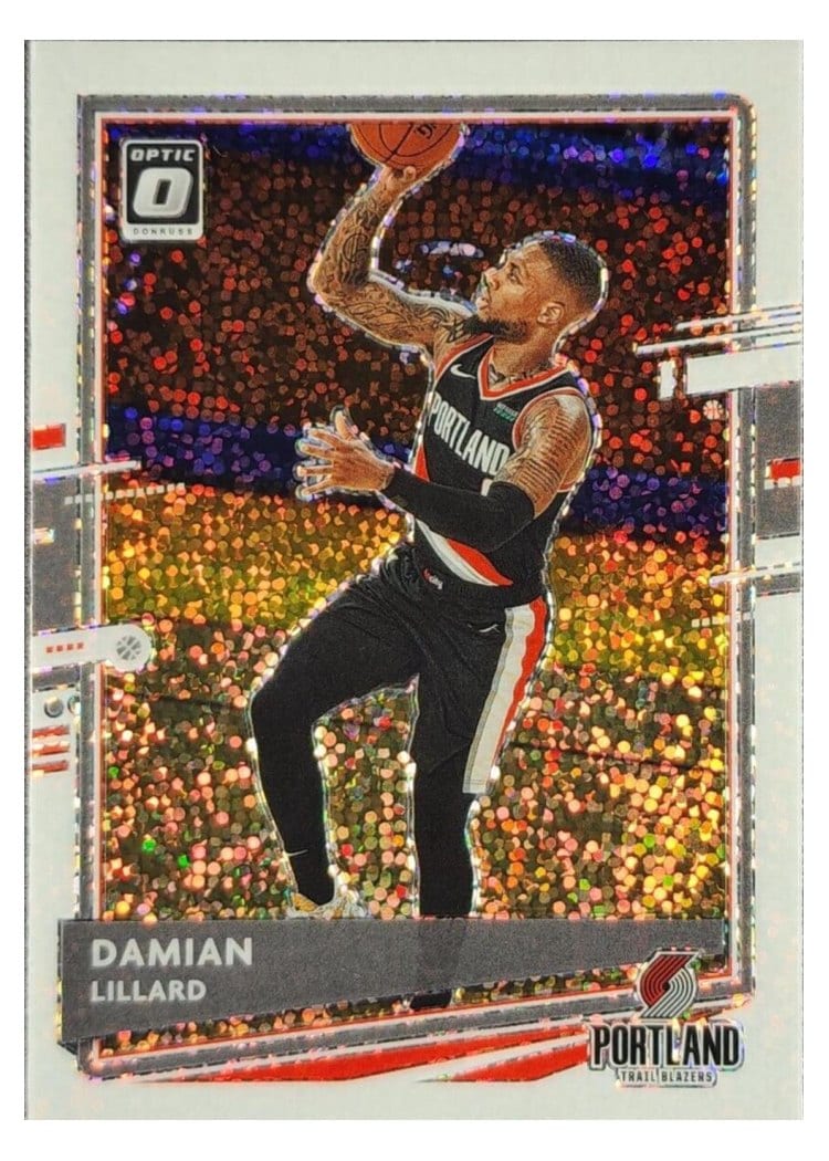 2020-21 Donruss Optic Base Set Damian Lillard #144 card