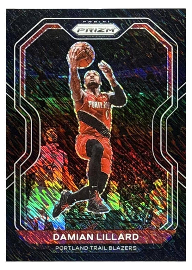 2020-21 Panini Prizm Base Set Damian Lillard #173 card