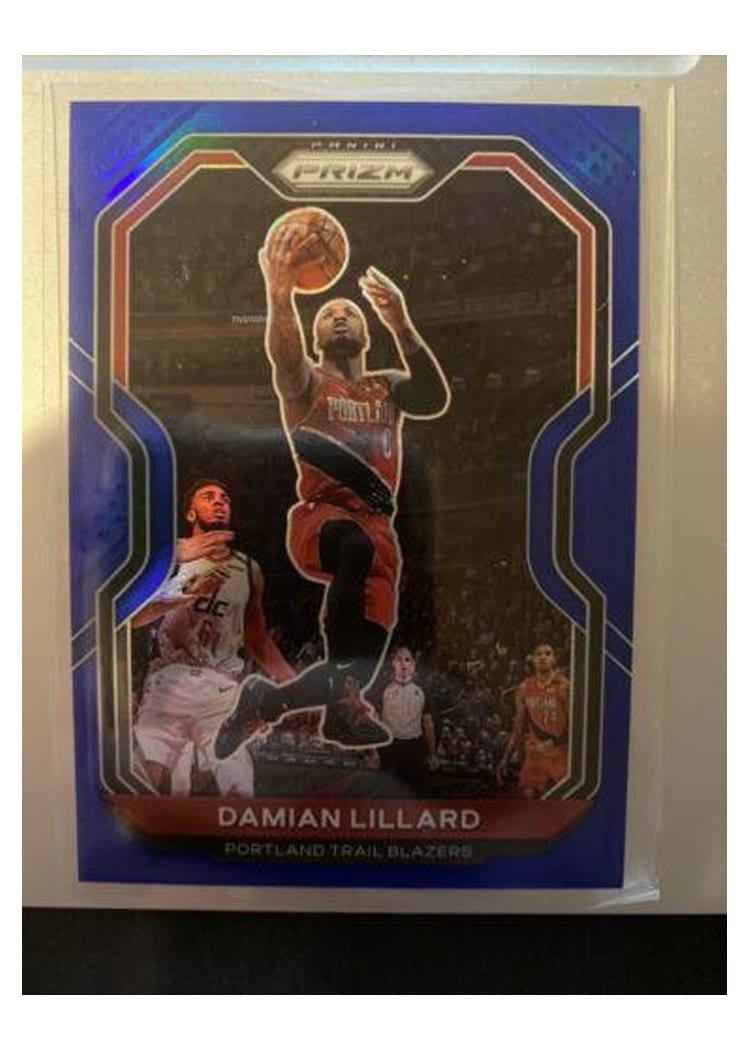 2020-21 Panini Prizm Base Set Damian Lillard #173 card