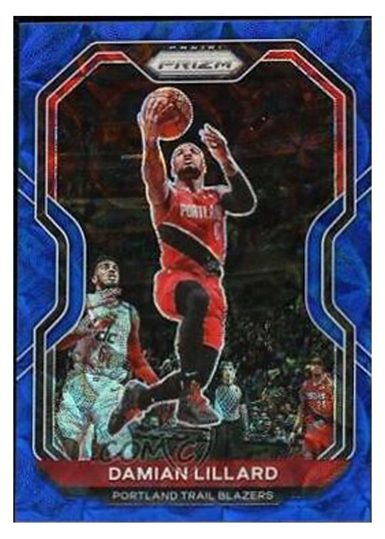 2020-21 Panini Prizm Base Set Damian Lillard #173 card