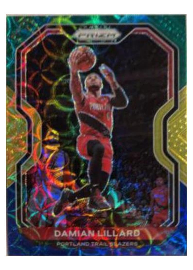 2020-21 Panini Prizm Base Set Damian Lillard #173 card