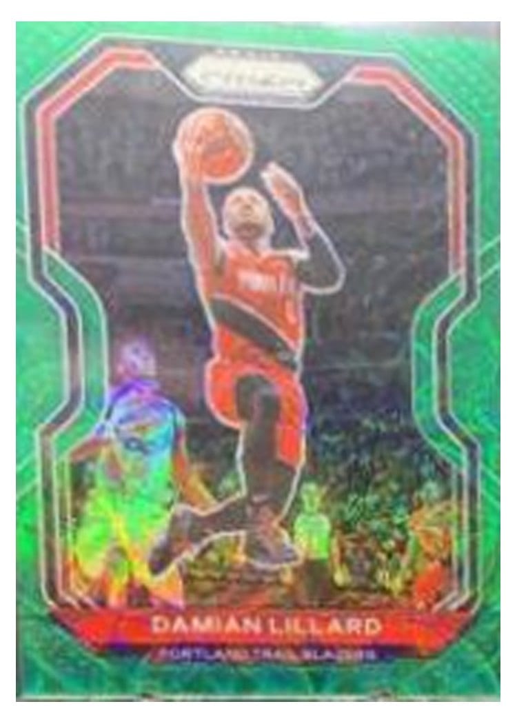 2020-21 Panini Prizm Base Set Damian Lillard #173 card