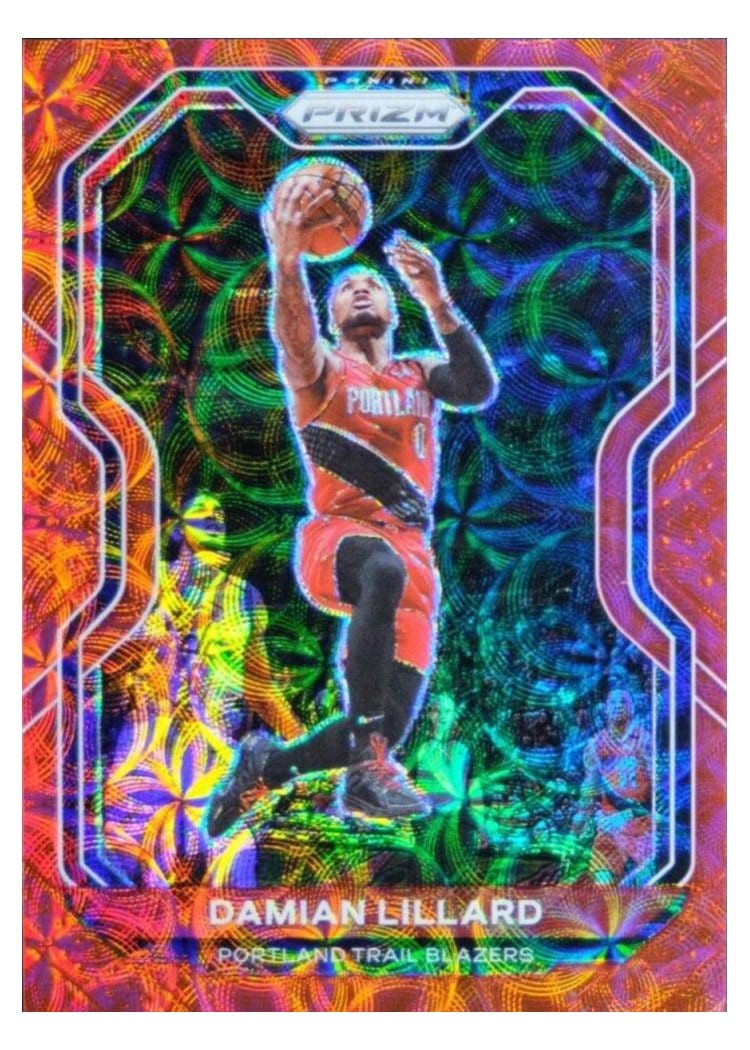 2020-21 Panini Prizm Base Set Damian Lillard #173 card