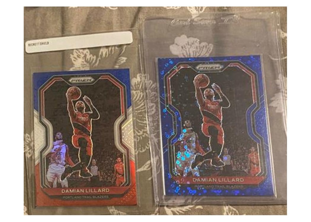 2020-21 Panini Prizm Base Set Damian Lillard #173 card