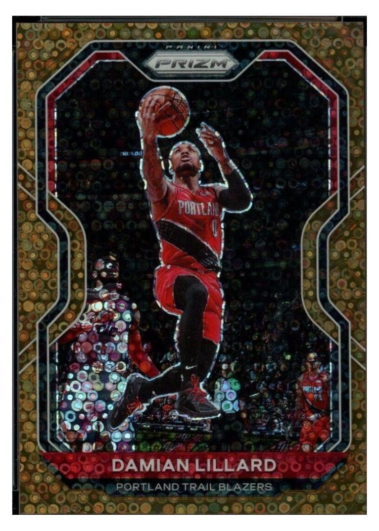 2020-21 Panini Prizm Base Set Damian Lillard #173 card