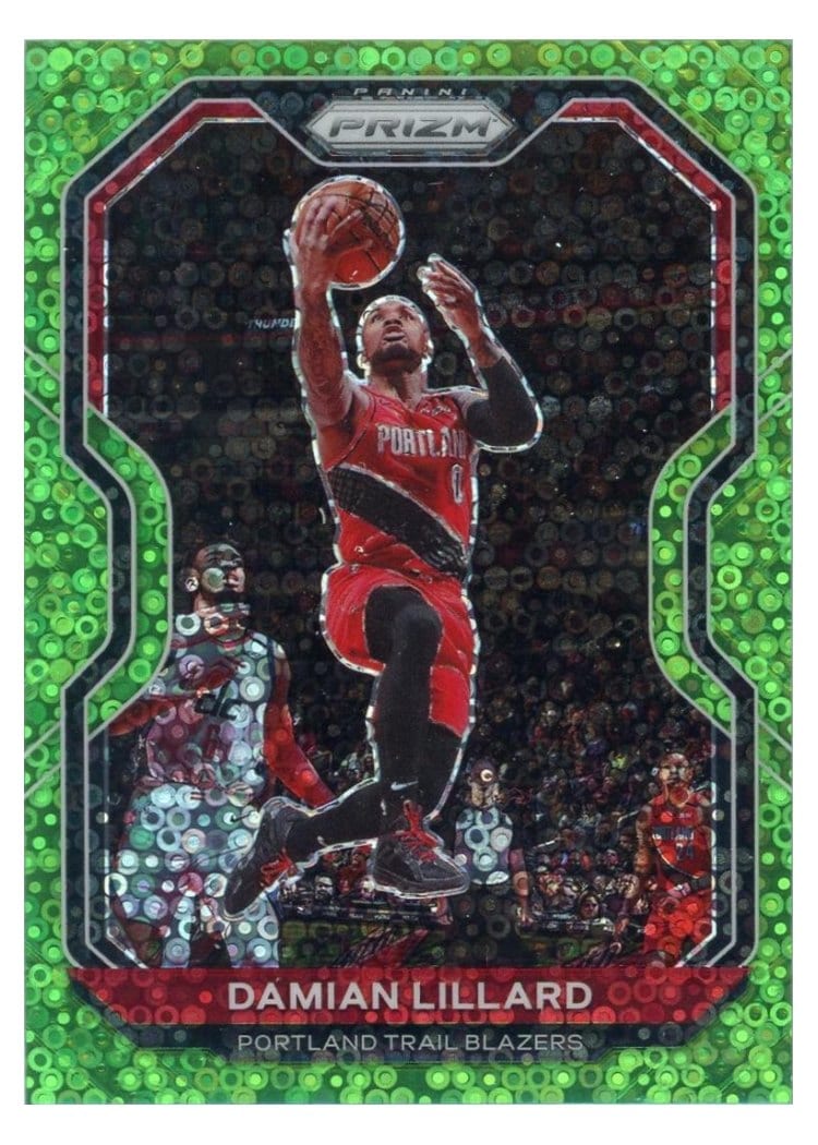 2020-21 Panini Prizm Base Set Damian Lillard #173 card