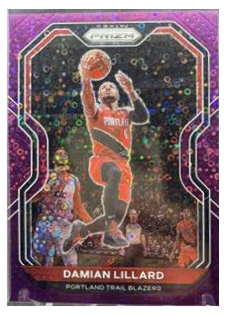 2020-21 Panini Prizm Base Set Damian Lillard #173 card