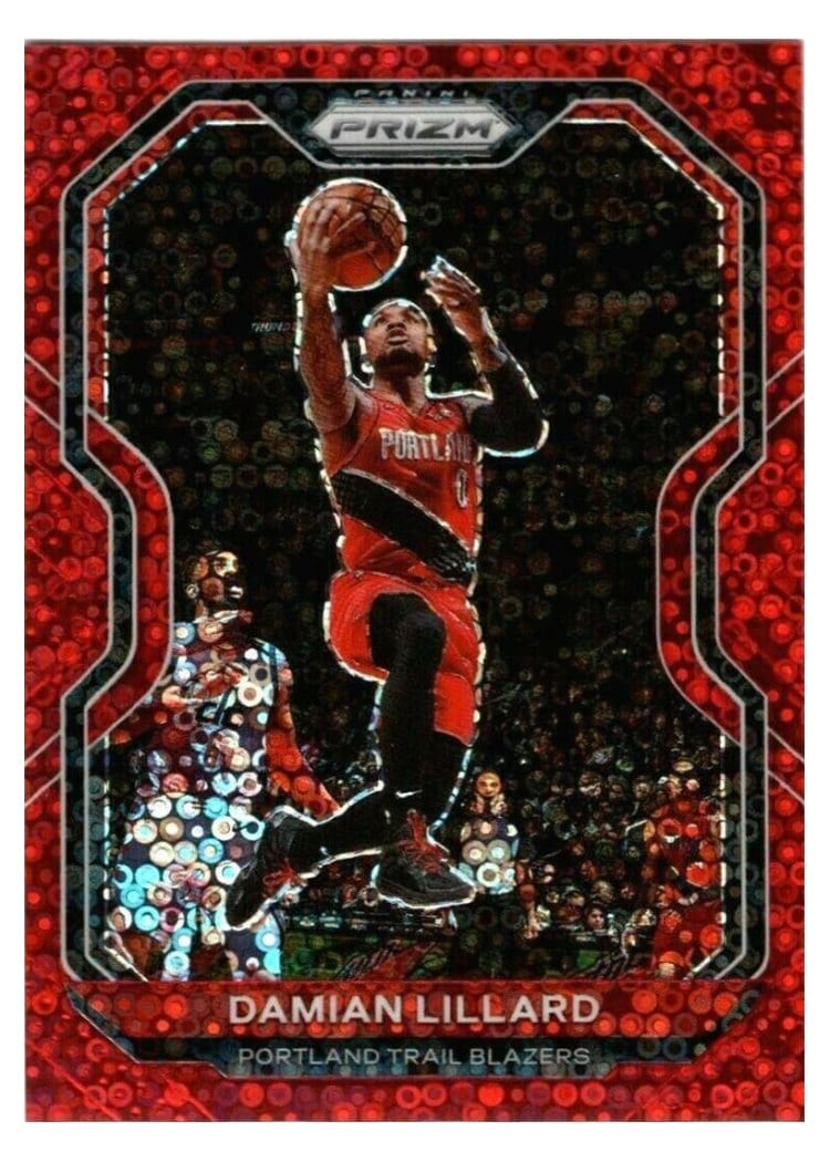 2020-21 Panini Prizm Base Set Damian Lillard #173 card