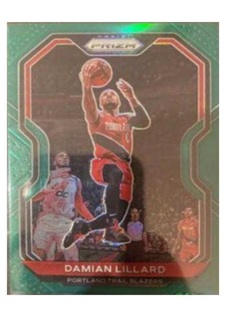 2020-21 Panini Prizm Base Set Damian Lillard #173 card