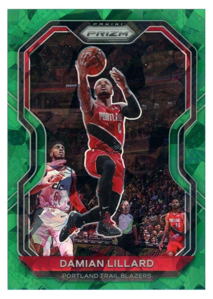 2020-21 Panini Prizm Base Set Damian Lillard #173 card
