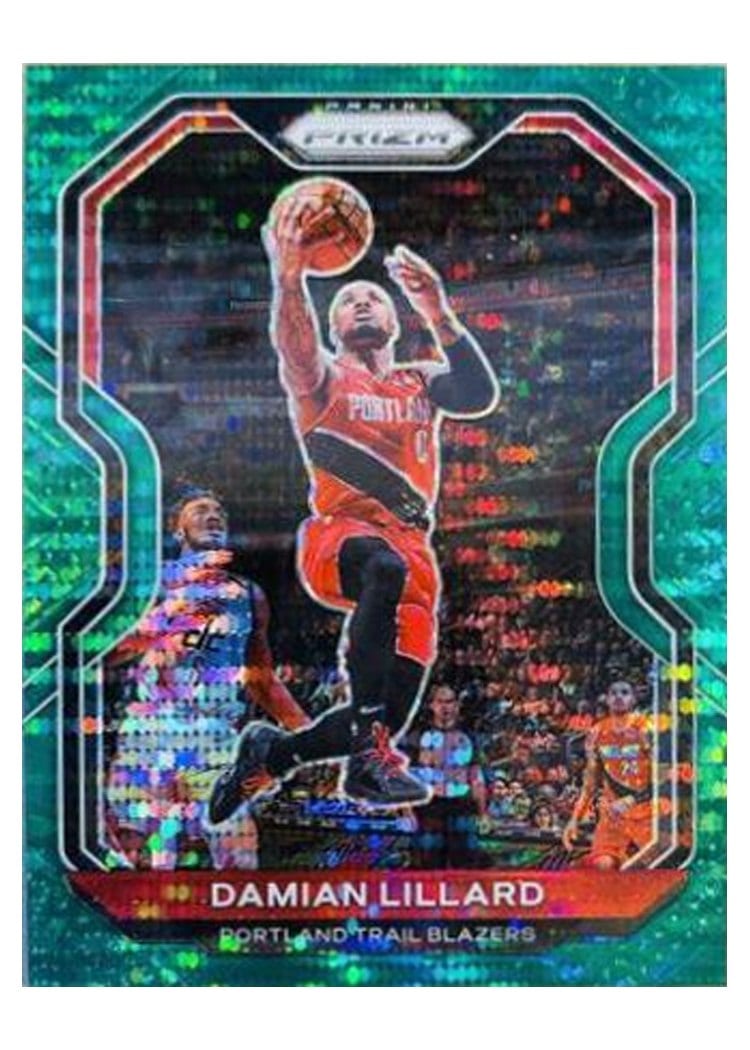 2020-21 Panini Prizm Base Set Damian Lillard #173 card