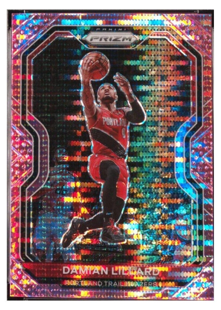 2020-21 Panini Prizm Base Set Damian Lillard #173 card