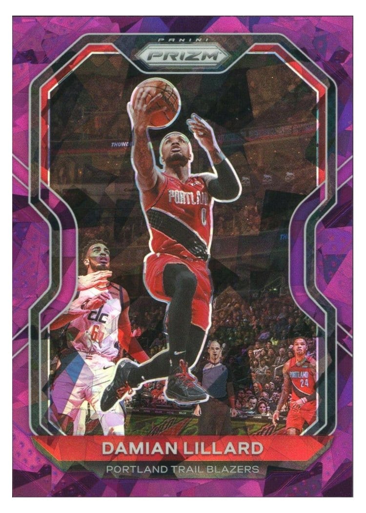2020-21 Panini Prizm Base Set Damian Lillard #173 card