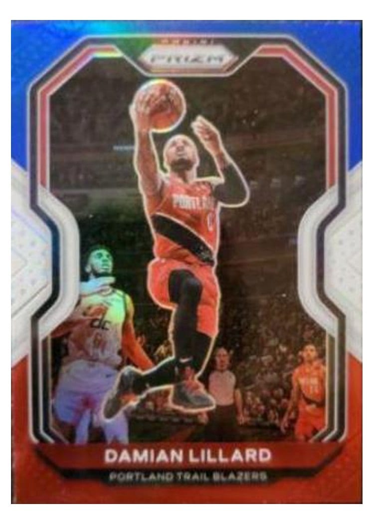 2020-21 Panini Prizm Base Set Damian Lillard #173 card