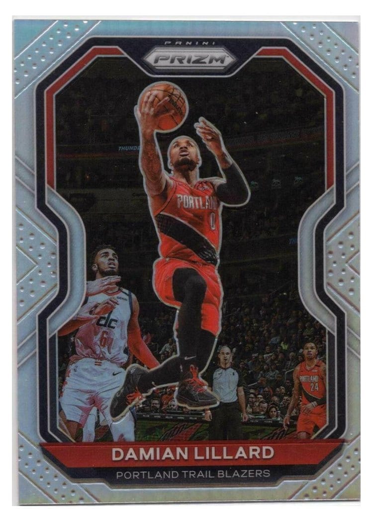 2020-21 Panini Prizm Base Set Damian Lillard #173 card