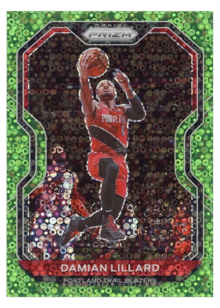 2020-21 Panini Prizm Base Set Damian Lillard #173 card