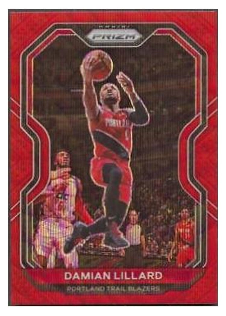 2020-21 Panini Prizm Base Set Damian Lillard #173 card