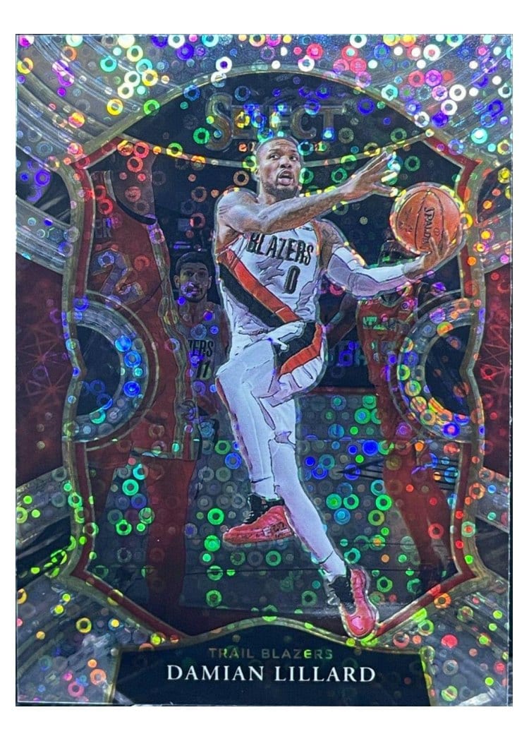2020-21 Panini Select Base Set Damian Lillard #24 card