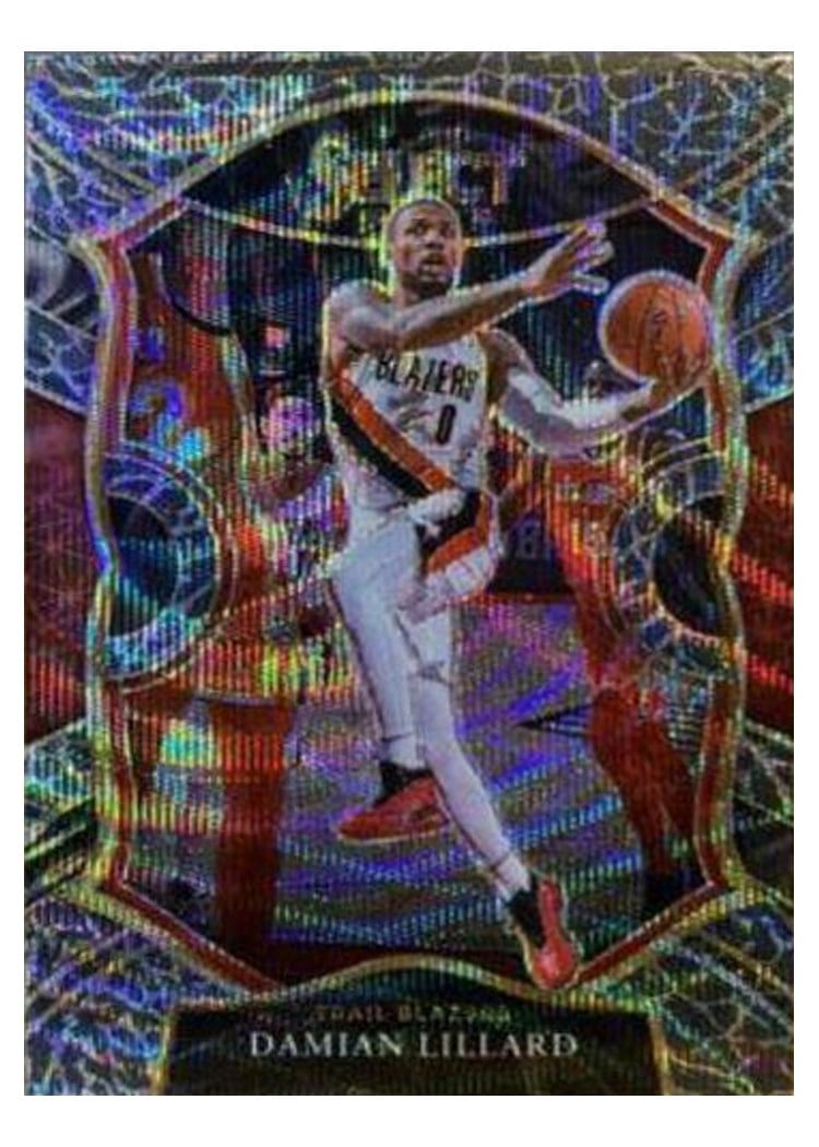 2020-21 Panini Select Base Set Damian Lillard #24 card