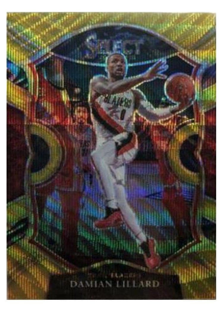 2020-21 Panini Select Base Set Damian Lillard #24 card