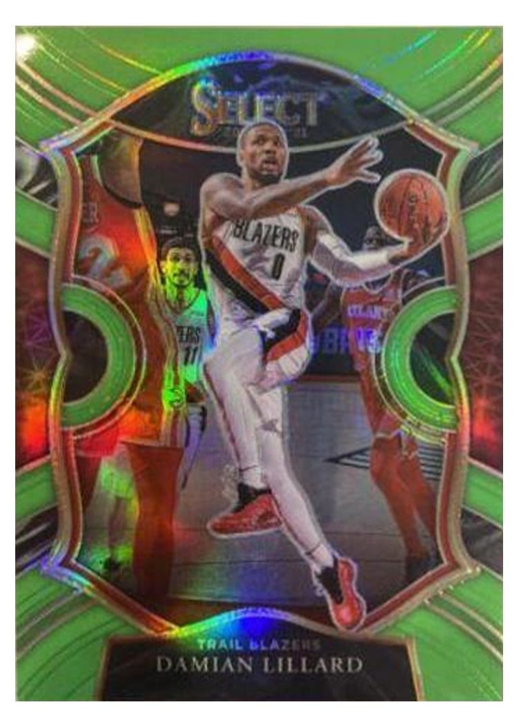 2020-21 Panini Select Base Set Damian Lillard #24 card