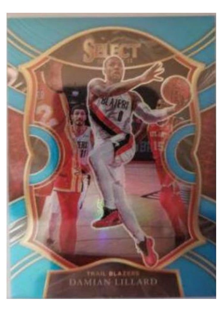 2020-21 Panini Select Base Set Damian Lillard #24 card