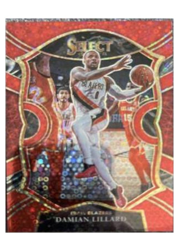 2020-21 Panini Select Base Set Damian Lillard #24 card