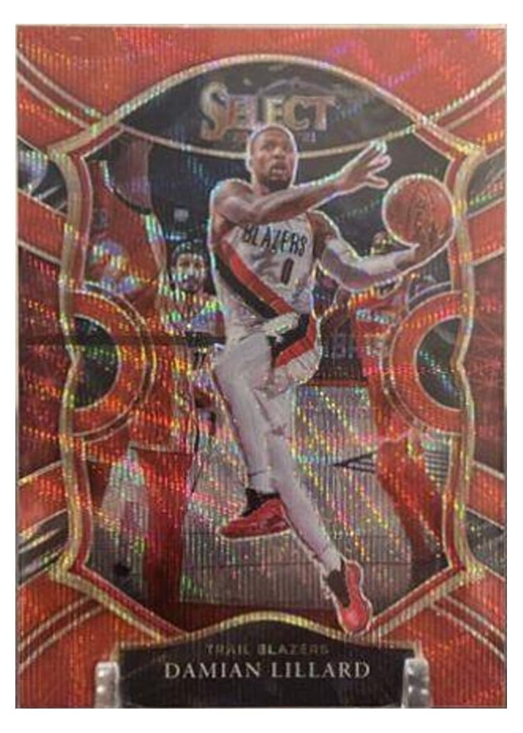 2020-21 Panini Select Base Set Damian Lillard #24 card