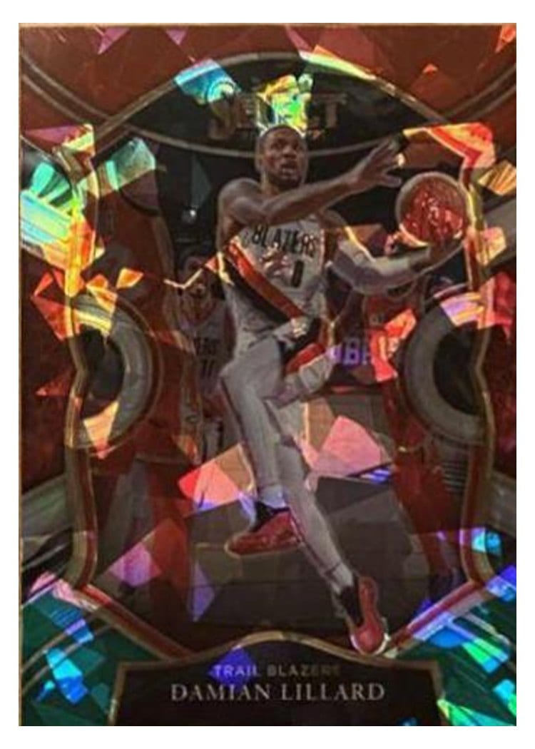 2020-21 Panini Select Base Set Damian Lillard #24 card