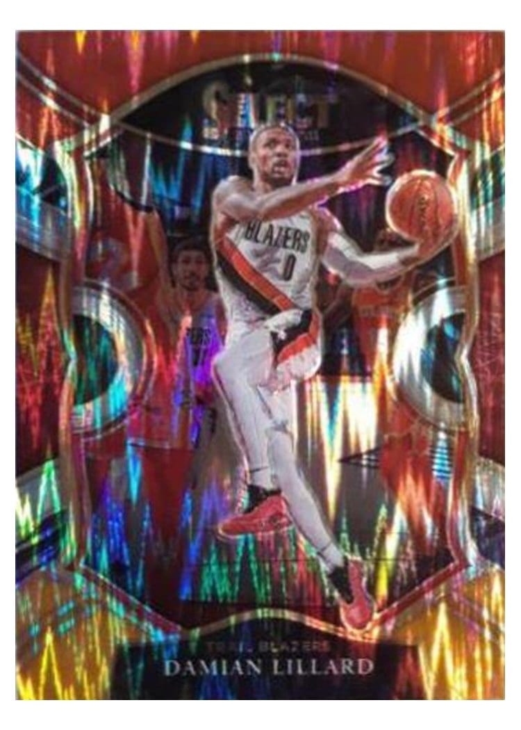 2020-21 Panini Select Base Set Damian Lillard #24 card