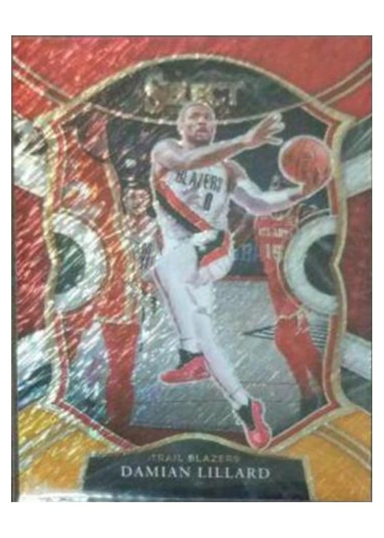 2020-21 Panini Select Base Set Damian Lillard #24 card