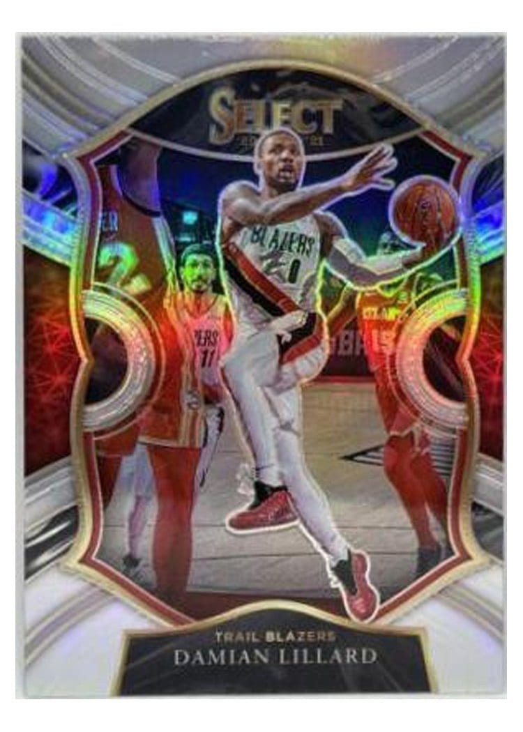 2020-21 Panini Select Base Set Damian Lillard #24 card