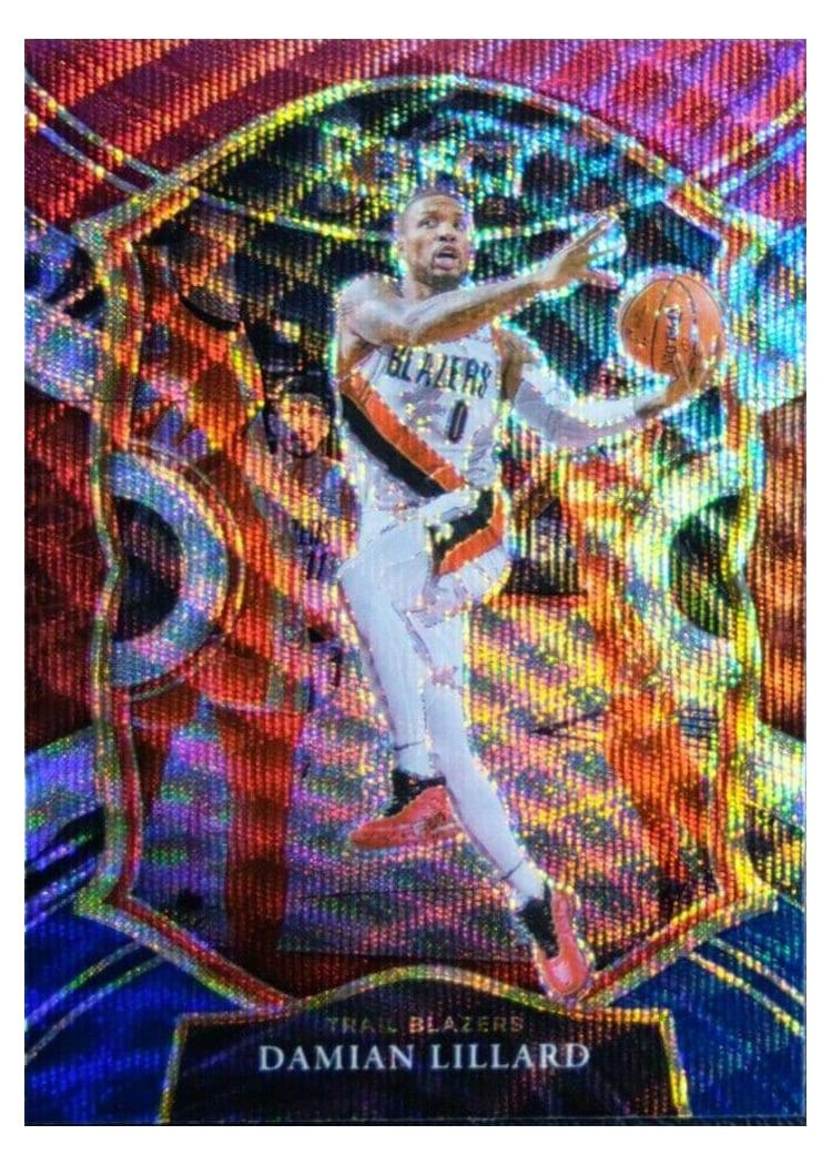 2020-21 Panini Select Base Set Damian Lillard #24 card