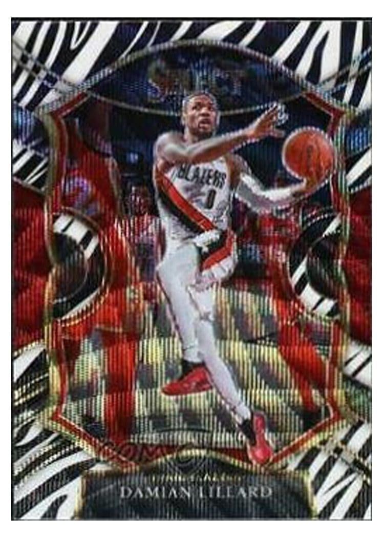 2020-21 Panini Select Base Set Damian Lillard #24 card