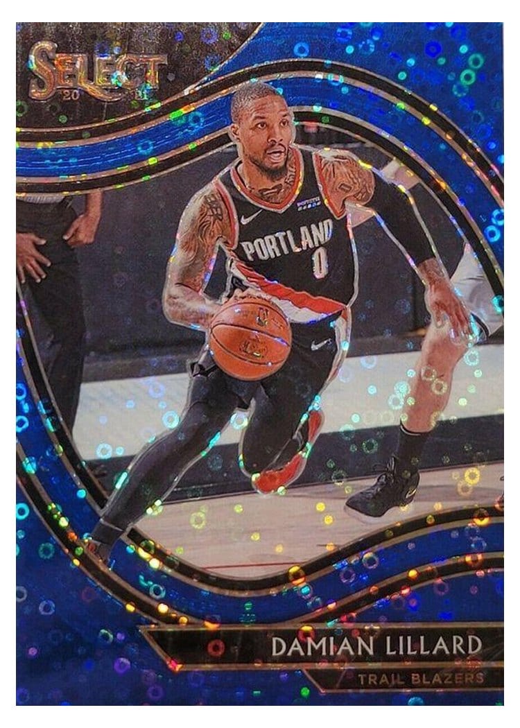 2020-21 Panini Select Base Set Damian Lillard #248 card