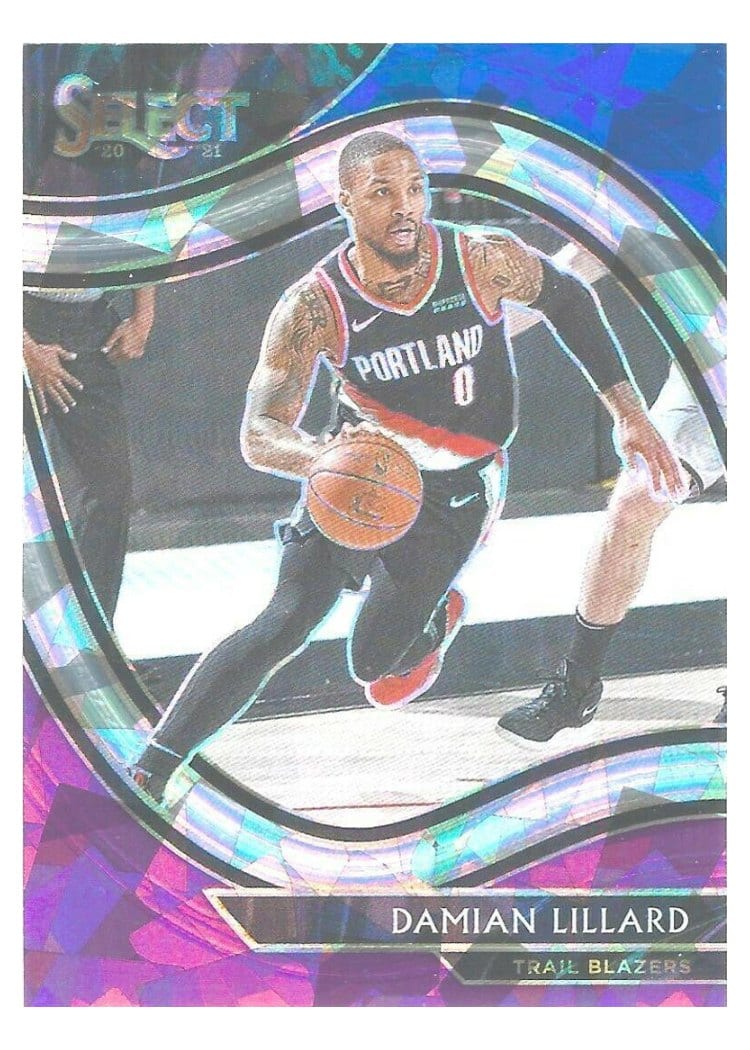 2020-21 Panini Select Base Set Damian Lillard #248 card