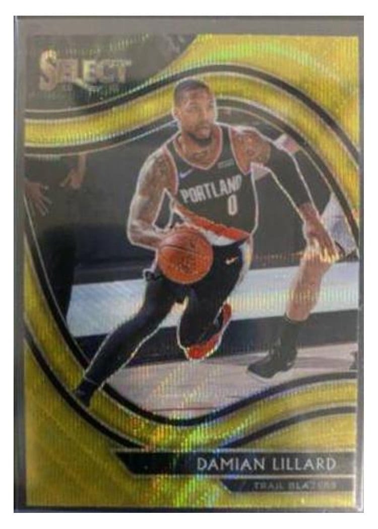 2020-21 Panini Select Base Set Damian Lillard #248 card