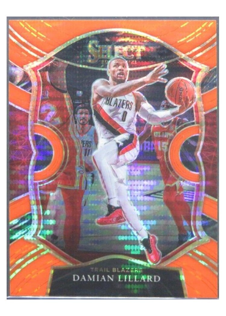 2020-21 Panini Select Base Set Damian Lillard #248 card