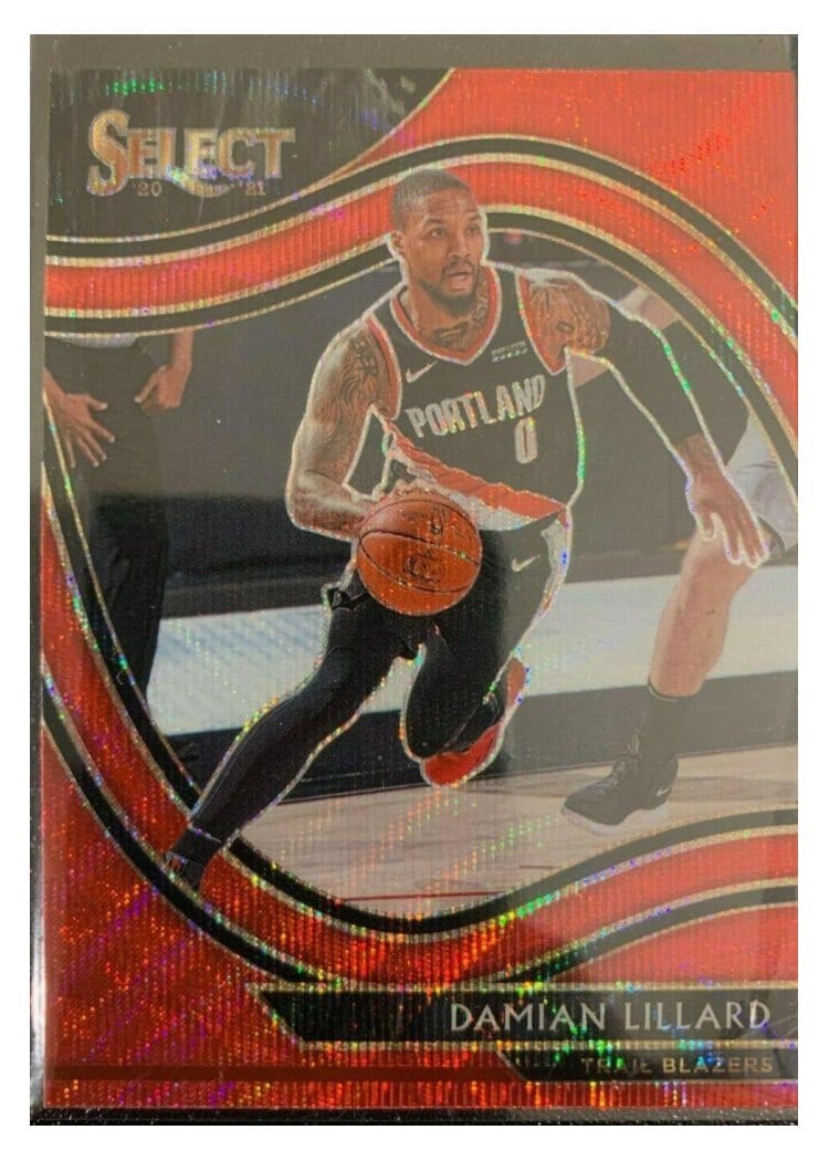 2020-21 Panini Select Base Set Damian Lillard #248 card