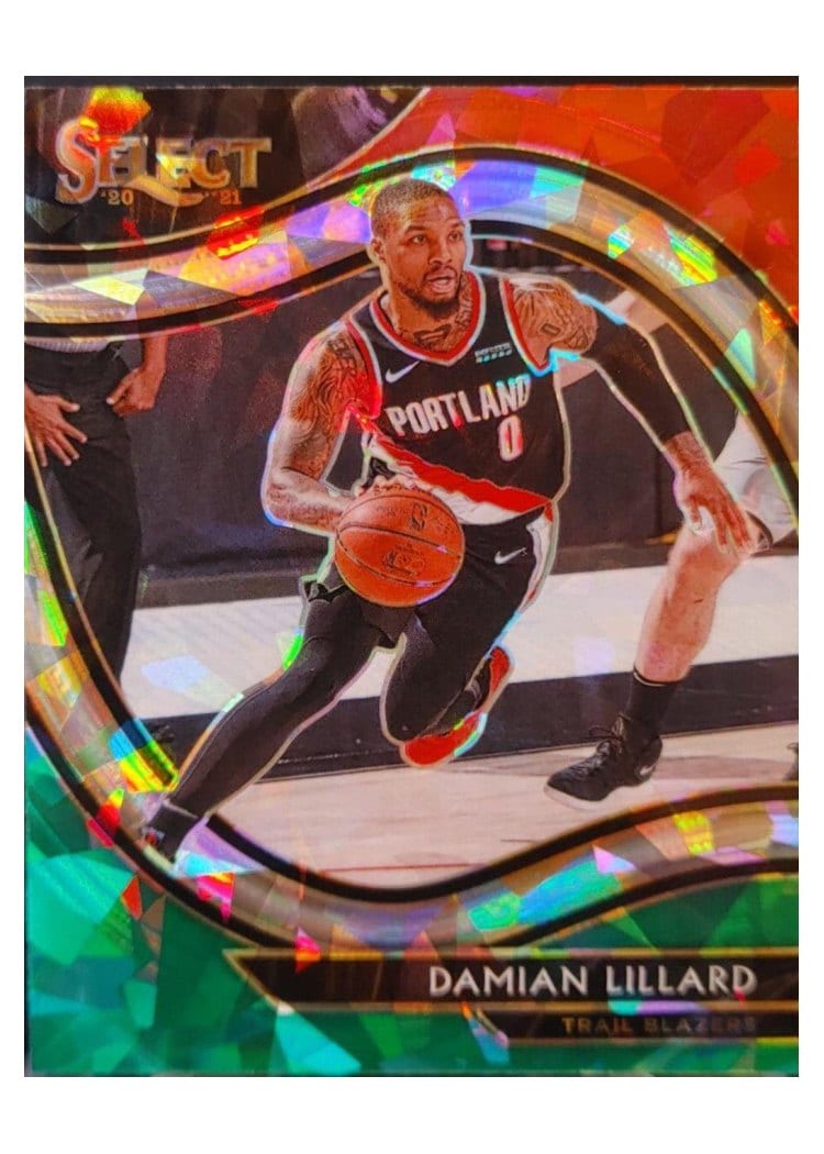 2020-21 Panini Select Base Set Damian Lillard #248 card