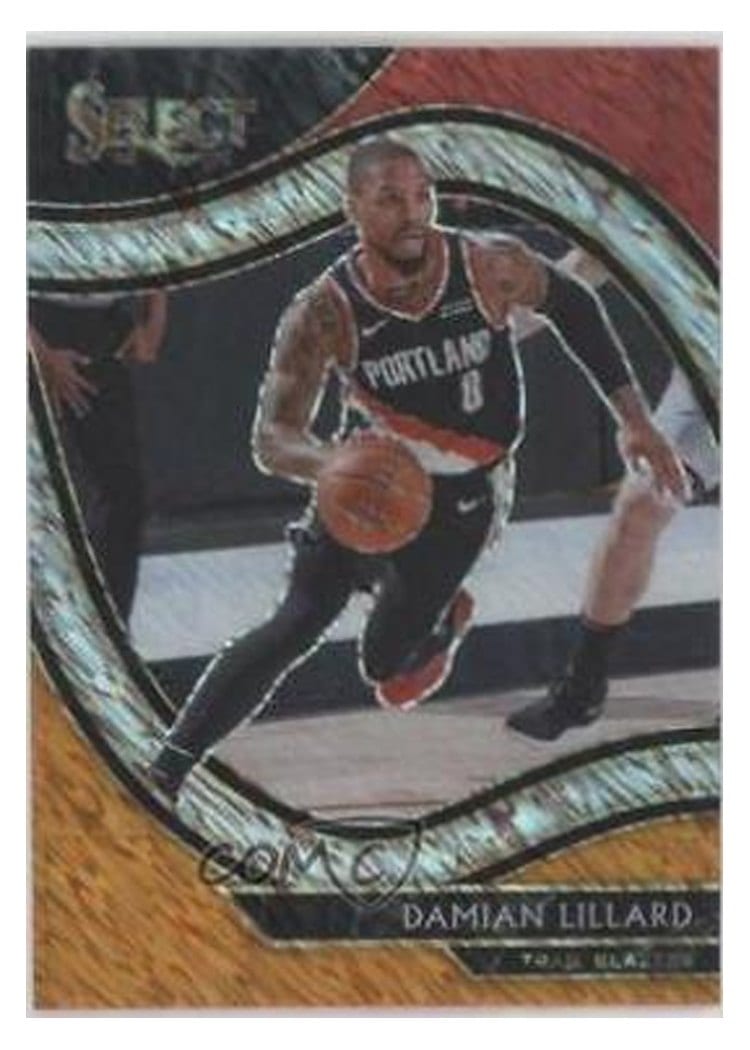 2020-21 Panini Select Base Set Damian Lillard #248 card