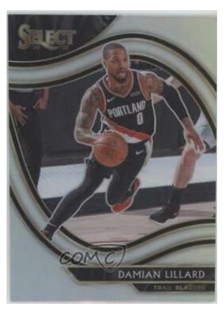 2020-21 Panini Select Base Set Damian Lillard #248 card